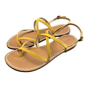 🆕Soludos Zoe Strappy Sandal Womens Leather, Marigold color, size 6, NWT